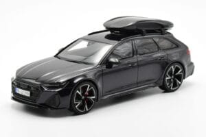 Audi RS6 C8 Avant Mythos Zwart Met Carbon Dak Azië-Editie GT Spirit 1:18