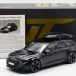 Audi RS6 C8 Avant Mythos Zwart Met Carbon Dak Azië-Editie GT Spirit 1:18