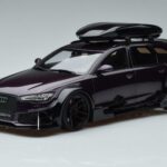 Audi RS6 C7 Avant Met Bodykit Paars GT Spirit 1:18