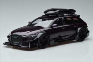 Audi RS6 C7 Avant Met Bodykit Paars GT Spirit 1:18