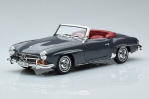 Mercedes 190 SL W121 Roadster Grijs Norev 1:18