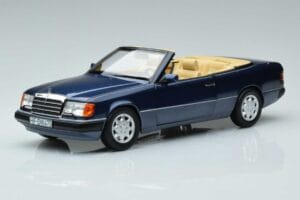 Mercedes 300 CE-24 A124 Cabriolet Nautical Blue Gelimiteerde Editie Norev 1:18