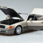 Mercedes 500 SL R129 Argent Fumé Norev 1:18
