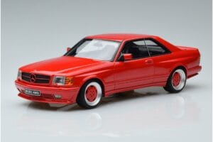 Mercedes 560 SEC W126 Widebody Rood Otto 1:18
