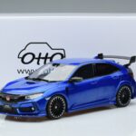 Honda Honda Civic FK8 Type R Berline Compacte Mugen Bleu Otto 1:18 1:18 Résine