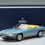 Jaguar Jaguar XJS V12 Cabriolet Bleu Clair Métallique Norev 1:18 1:18 Metal