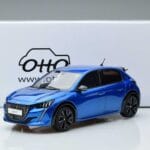 Peugeot Peugeot 208 GT Line Blauw Otto 1:18 1:18 Résine