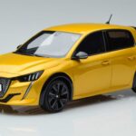 Peugeot Peugeot 208 GT Line Geel Otto 1:18 1:18 Résine