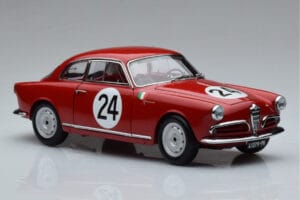 Alfa Romeo Giulietta SV #24 Targa Florio 1958 Kyosho 1:18 08957B Métal — image 5 sur 9