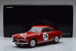 Alfa Romeo Giulietta SV #24 Targa Florio 1958 Kyosho 1:18 08957B Métal — image 9 sur 9