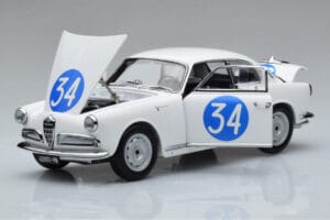 Alfa Romeo Giulietta SV #34 Targa Florio 1960 Kyosho 1:18 08957C Métal — image 2 sur 9