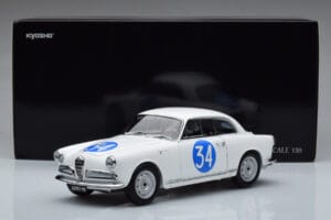 Alfa Romeo Giulietta SV #34 Targa Florio 1960 Kyosho 1:18 08957C Métal — image 9 sur 9