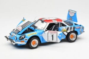 Alpine A110 1600S #1 Nicolas / Vial Winner Tour de Corse 1973 Kyosho 1:18 08485A Métal — image 2 sur 8