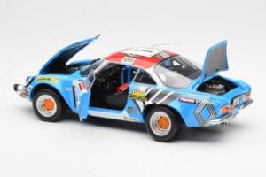 Alpine A110 1600S #1 Nicolas / Vial Winner Tour de Corse 1973 Kyosho 1:18 08485A Métal — image 5 sur 8