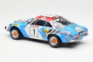 Alpine A110 1600S #1 Nicolas / Vial Winner Tour de Corse 1973 Kyosho 1:18 08485A Métal — image 7 sur 8