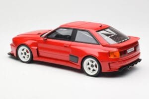 Audi 80 B4 Coupe Prior Design RS2 Rouge Otto 1:18 OT1068 Résine — image 5 sur 6