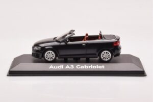 Audi A3 8P Cabriolet Noir Minichamps 1:43 5010803333