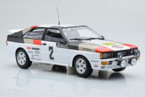 Audi Quattro Audi Sport #1 H. Mikkola / A. Hertz Winners International Swedish Rally 1981 Minichamps 1:18 155811102 Métal — image 4 sur 6