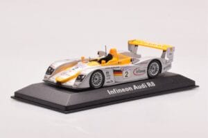 Audi R8 Infineon #2 Winner ALMS Petit Le Mans 2002 Minichamps 1:43 400021382 Métal — image 2 sur 4