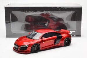 Audi R8 4S Liberty Walk Candy Rouge GT Spirit 1:18 GT892 Résine — image 6 sur 6