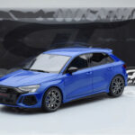 Audi RS3 8Y Sportback Performance Edition Nagaro Bleu GT Spirit 1:18 - image 5 of 5