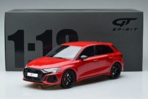 Audi RS3 8Y Sportback Rouge GT Spirit 1:18 GT378 Résine — image 6 sur 6