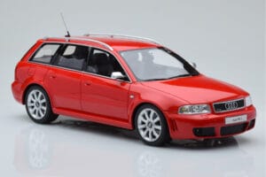 Audi RS4 B5 Avant Rouge Otto 1:18 OT1026B Résine — image 4 sur 6