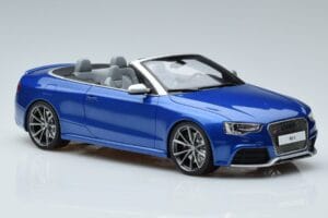 Audi RS5 B8 Cabriolet Bleu GT Spirit 1:18 ZM053 Résine — image 4 sur 6