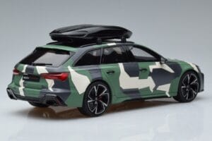 Audi RS6 C8 Avant Camouflage With Roof Top Asia Edition GT Spirit 1:18 CLDC014 Résine — image 2 sur 6