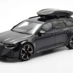 Audi RS6 C8 Avant Mythos Noir Avec Toit Carbone Asia Edition GT Spirit 1:18 CLDC007 Résine