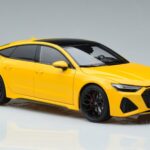 Audi RS7 C8 Sportback Jaune Vossen Rims Édition Limitée Kengfai 1:18 VAKF 0335 Métal - image 6 of 8