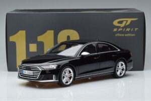 Audi S8 D5 Mythos Noir Asia Edition GT Spirit 1:18 CLDC019 Résine — image 6 sur 6