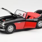 Austin-Healey 3000 Mk I Spider Noir Rouge Kyosho 1:18 - image 2 of 8