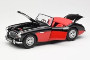 Austin-Healey 3000 Mk I Spider Noir Rouge Kyosho 1:18 08141KR Métal — image 2 sur 8