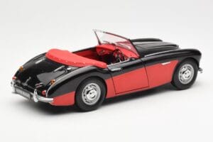 Austin-Healey 3000 Mk I Spider Noir Rouge Kyosho 1:18 08141KR Métal — image 3 sur 8