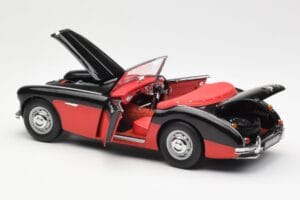 Austin-Healey 3000 Mk I Spider Noir Rouge Kyosho 1:18 08141KR Métal — image 5 sur 8