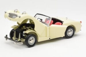 Austin-Healey Sprite Mk I Open Old English Blanc Kyosho 1:18 08953EW Métal — image 2 sur 8