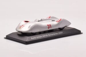 Auto Union Stromlinie #31 AVUS 1937 Argent Minichamps 1:43 5030900503 Métal — image 2 sur 4