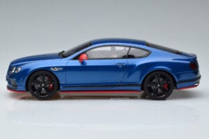 Bentley Continental GT Speed Black Edition Bleu GT Spirit 1:18 KJ006 Résine — image 3 sur 6
