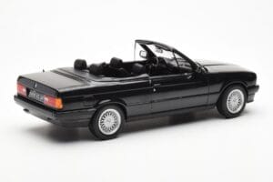 BMW 325i E30 Cabriolet Noir Métallique Norev 1:18 183211 Métal — image 2 sur 6