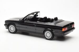 BMW 325i E30 Cabriolet Noir Métallique Norev 1:18 183211 Métal — image 5 sur 6