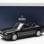 BMW 325i E30 Cabriolet Noir Métallique Norev 1:18 - image 6 of 6