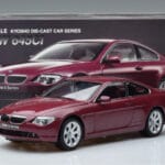 BMW 645Ci E63 Rouge Foncé Kyosho 1:18 08701CR Métal - image 7 of 7