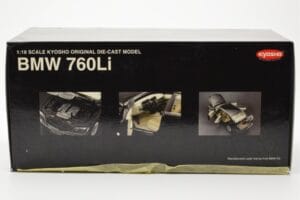 BMW 760Li E66 Noir Kyosho 1:18 08572BK Métal — image 8 sur 9