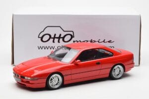 BMW 850 CSi E31 Rouge Otto 1:18 OT158 Résine — image 6 sur 6