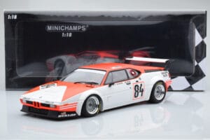 BMW M1 Equipe Dominique Lacaud #84 H. Stuck / Burger / D. Lacaud 24 Hours of Le Mans 1980 Minichamps 1:18 155802984 Métal — image 6 sur 6