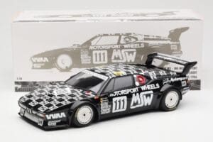 BMW M1 #111 Team MK Motorsport J-L. Witmeur / Krankenberg / Libert 24 Hours of Le Mans 1986 Minichamps 1:18 180862911 Métal — image 8 sur 8