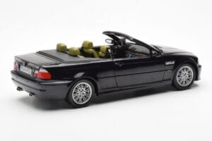 BMW M3 E46 Cabriolet Noir Kyosho 1:18 80430024431 Métal — image 3 sur 8