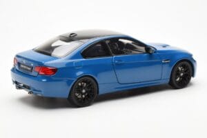 BMW M3 E92 Laguna Seca Blue Kyosho 1:18 08734LBL Métal — image 3 sur 8