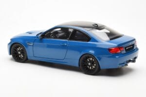BMW M3 E92 Laguna Seca Blue Kyosho 1:18 08734LBL Métal — image 7 sur 8